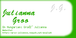 julianna groo business card